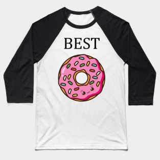 Best Friends Donut & Coffee BFF Matching Baseball T-Shirt